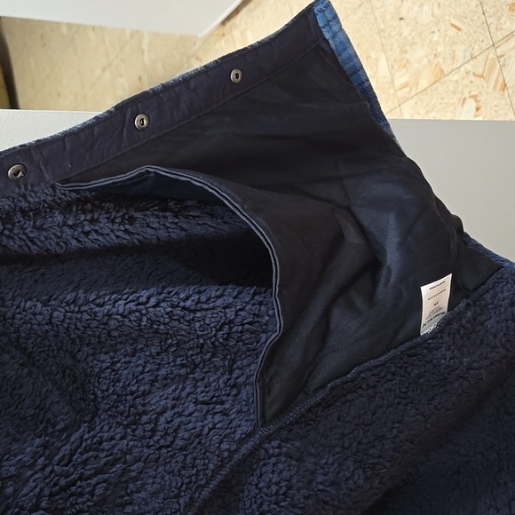 Members Mark Mens Sherpa Lined Blue Plaid Button-Up Jacket XXL NWT 💙💙💙 - Picture 6 of 8